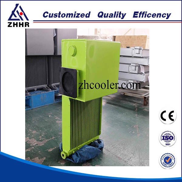 oil cooler for concrete mixing truck