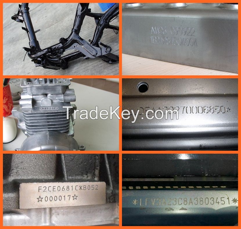 CNC hand held dot peen metal engraving machine