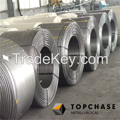 Alloy Cored Wires of all types for Steel-making (FeCa, CaSi, BaSi, FeMn, SiAlBaCa...)