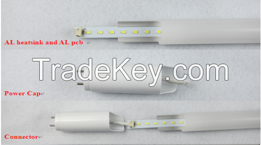 LED T8 tube light 9W-22W with UI SAA CE C-tick approval