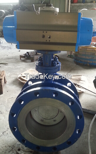 pneumatic actuator lining butterfly valve