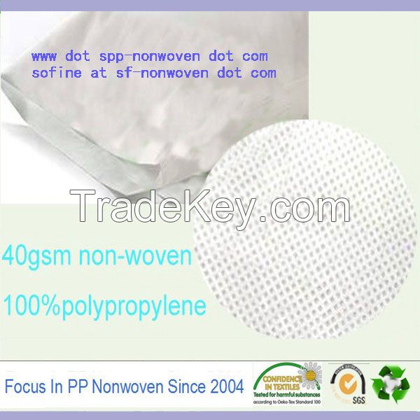 100% Polypropylene Material dot pattern spunbond non woven product