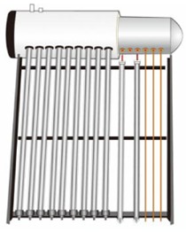 Pressurized Compact Heat Pipe Solar Water Heater