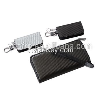 100% Real Carbon Fiber Wallet with Genuine Leather