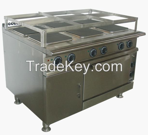 Marine electric cooker with oven