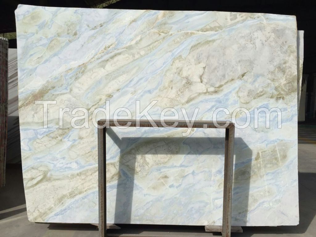 Blue jade marble blue and white marble blue marble floor tile sky blue marble Natural stone blue marble veined