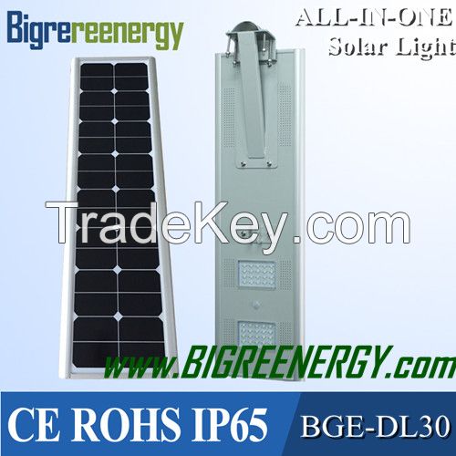 BGE-DL30 All in one solar light 30W led lamp