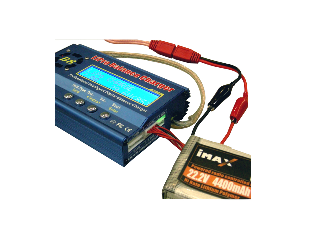 Professional Intelligent Digital Balance Charger IMAX B8 For RC Hobby