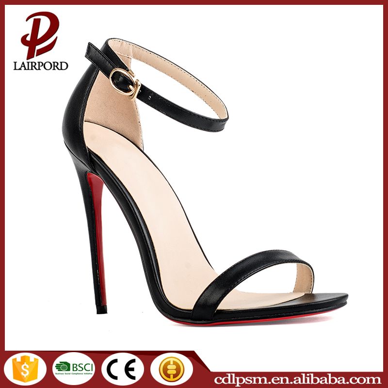 2016 Free sample last week new design women high heel sandals