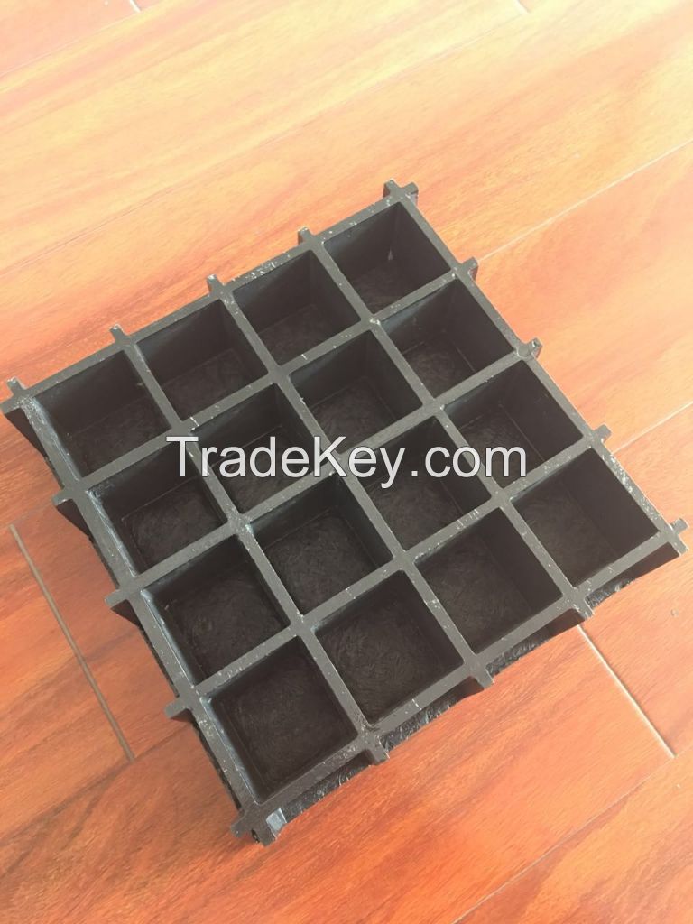 FRP molded grating with 3mm chequered plate