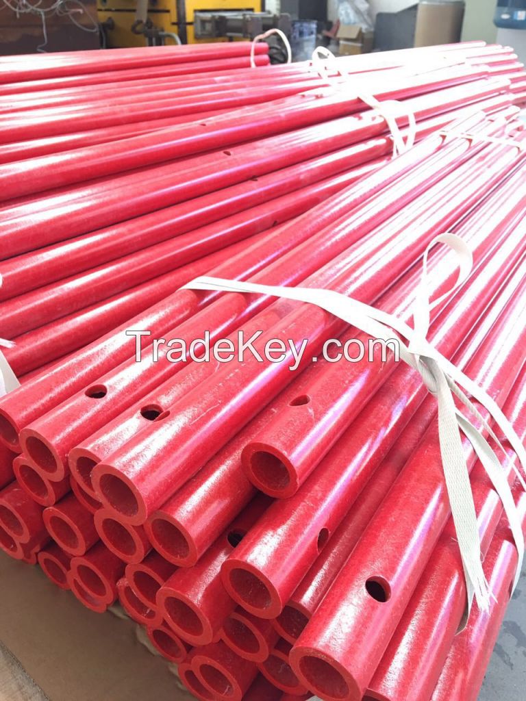 Vinyl resin FRP pultruded round tube profiles 