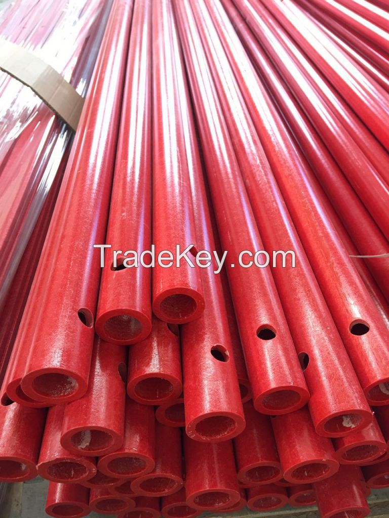 Vinyl resin FRP pultruded round tube profiles 