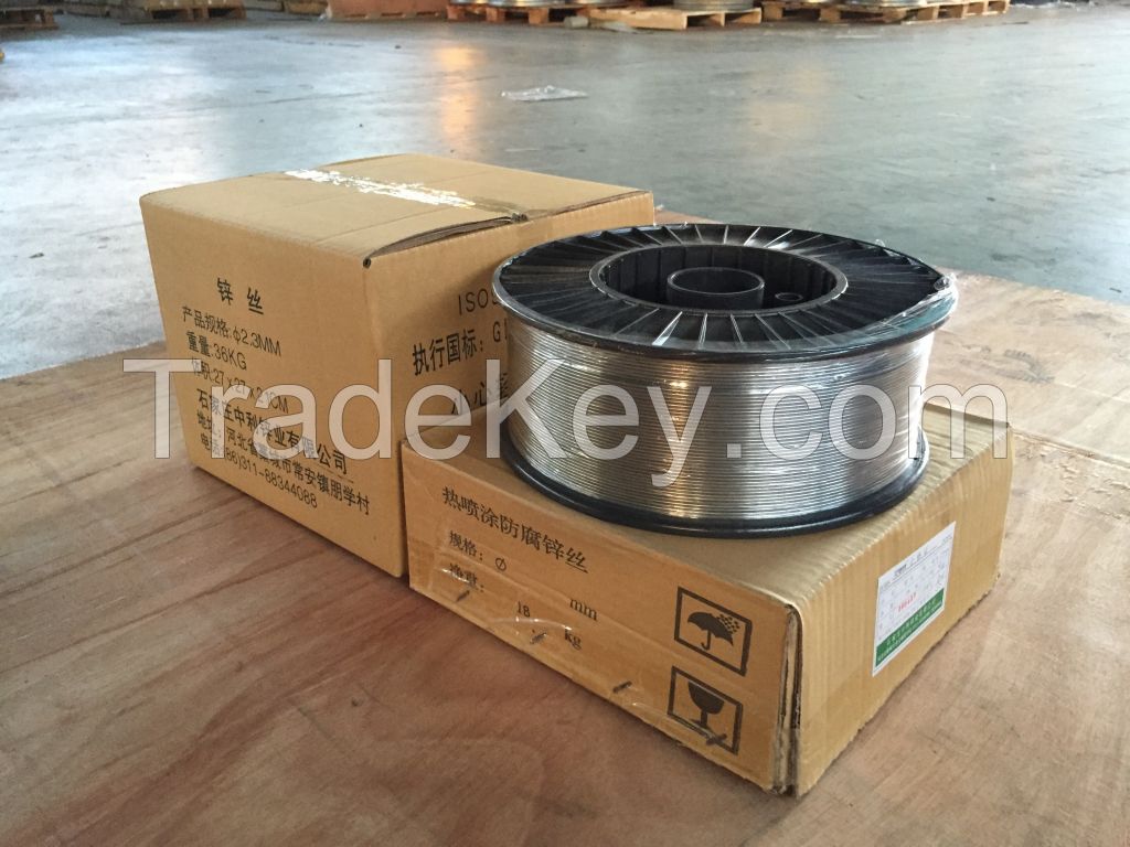 zinc wire type not powder package with shaft