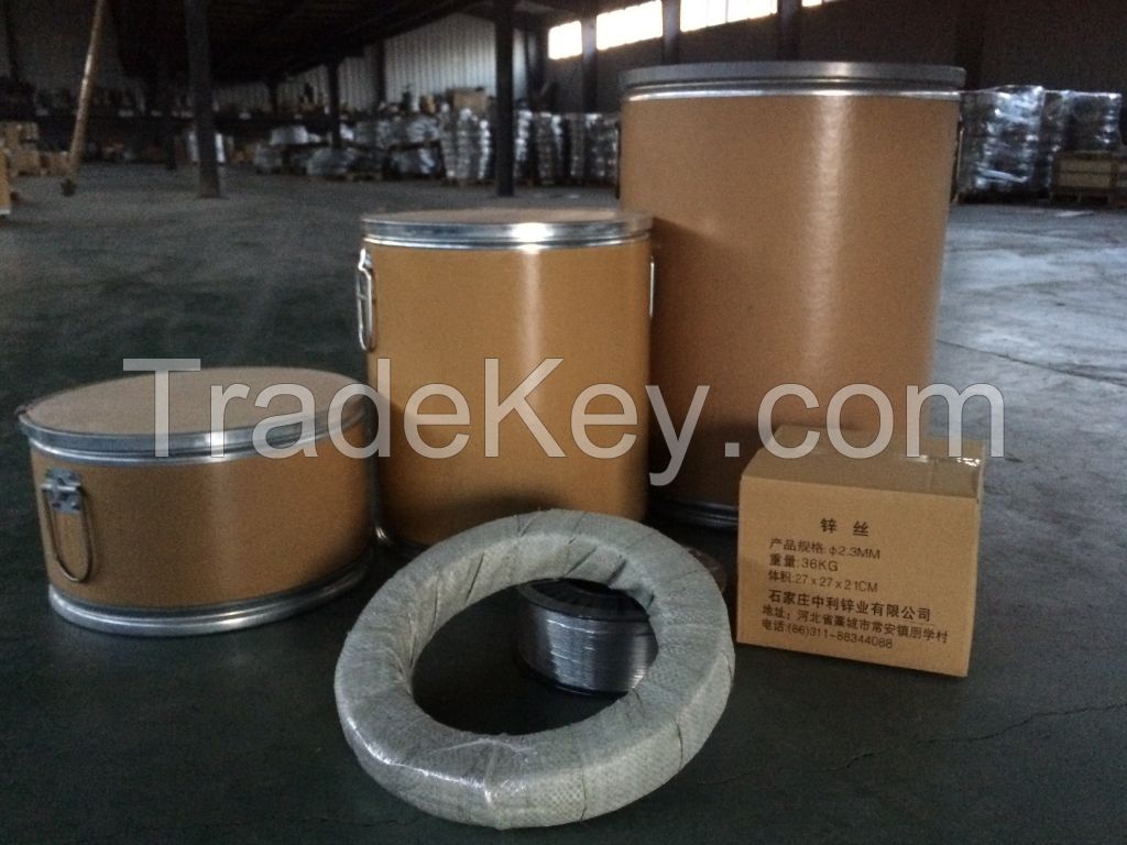 zinc wire type not powder package with shaft