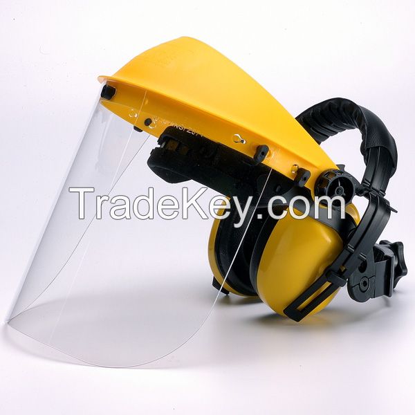 Face and hearing protection set