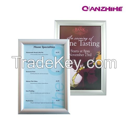 advertising 25mm aluminum snap frame