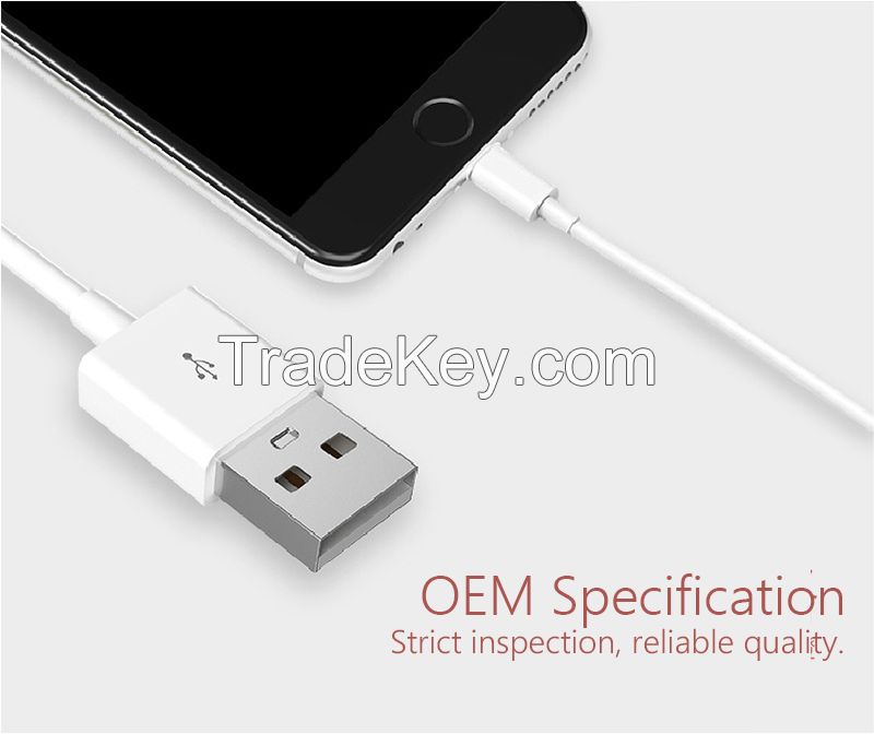 Lightning Cable, Charger Cables to USB Syncing and Charging Cable Data for iPhone 7/7 Plus/6/6 Plus/6s/6s Plus/5/5s/5c/SE and more