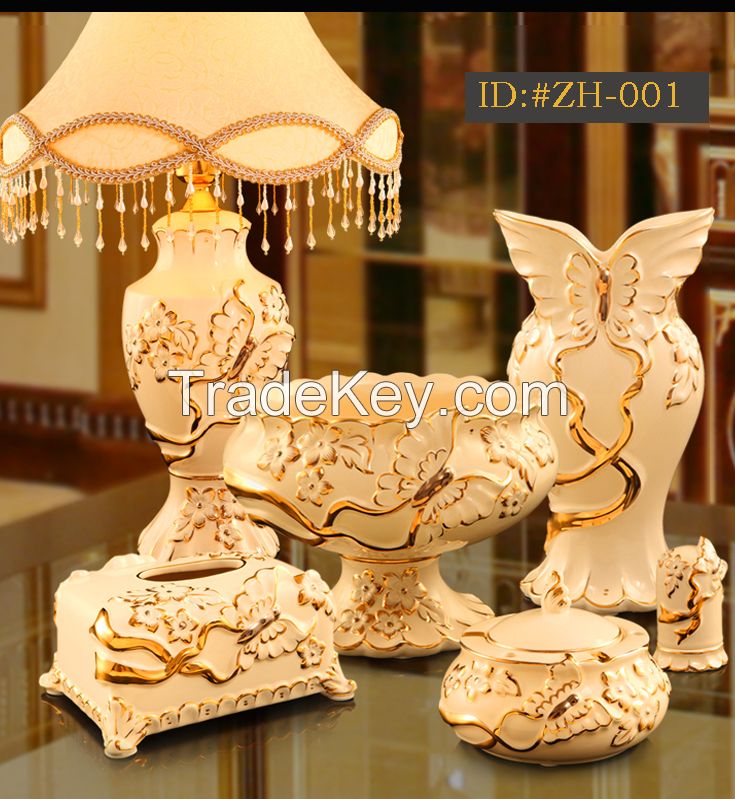 European style luxurious ceramic decoration set