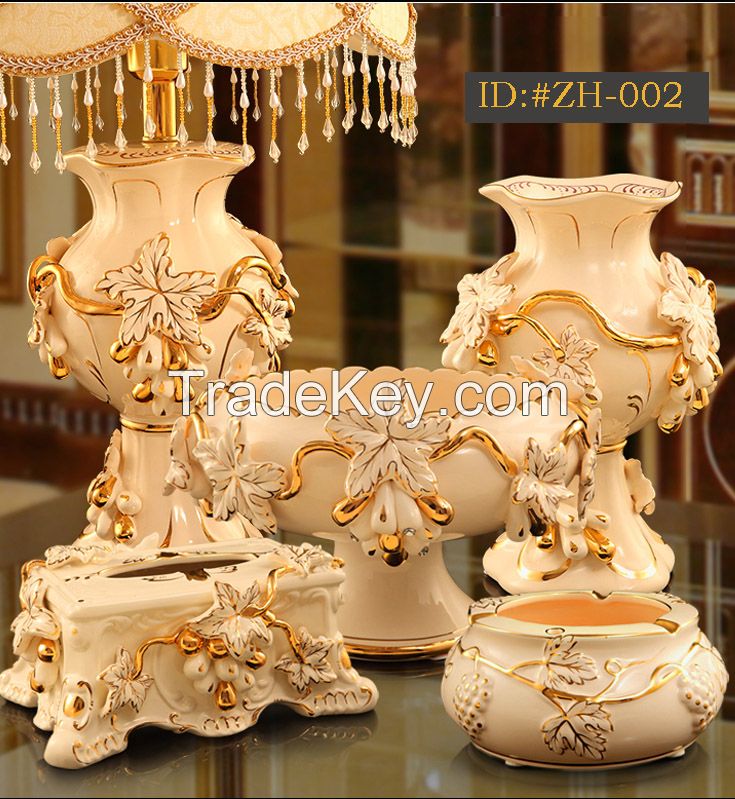 European style luxurious ceramic decoration set