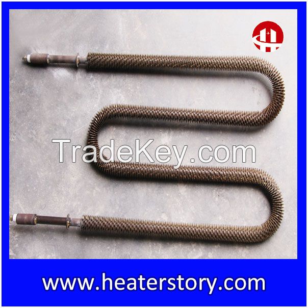 W Shape Stainless Steel Electric Tubular Fin Heater Heating Element