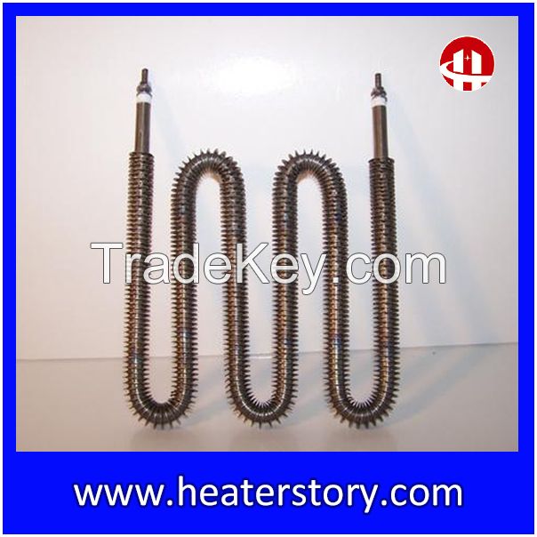 W Shape Stainless Steel Electric Tubular Fin Heater Heating Element