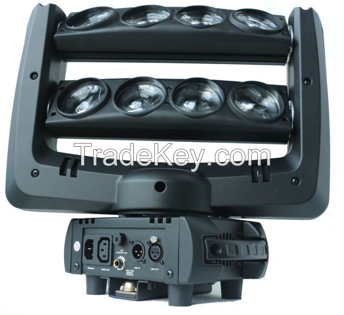 8*10W RGBW 4in1 LED Spider Moving Head Light