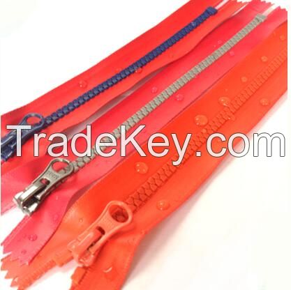 #5 Waterproof Open End Nylon Zippers Wholesale