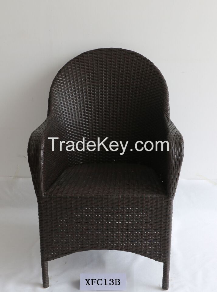 Outdoor Rattan Chair with high back