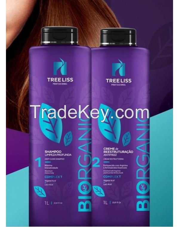 TREELISS Biorganic - Deep Clean Shampoo + Restructuring Cream (Step 1 and 2)