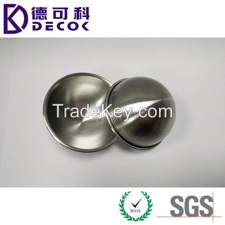 45mm 55mm 65mm 75mm 85mm Hollow Half Steel Spheres Bath Bomb Mold