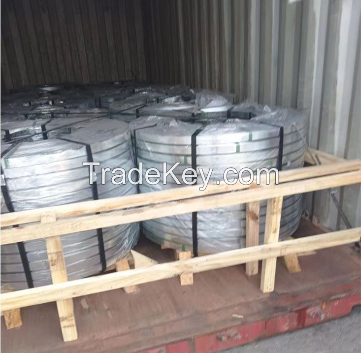 Factory price G550 0.4mm hot dipped galvanised steel strip roll galvanized gi coil supplier