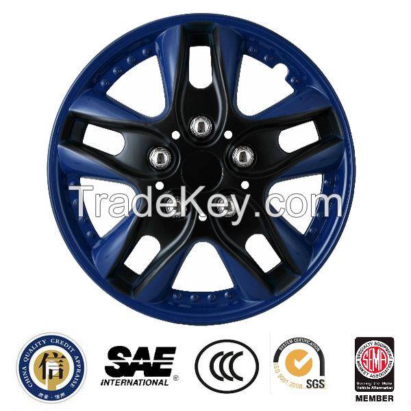 Hot sale and easy mounting double or normal painting wheel cover