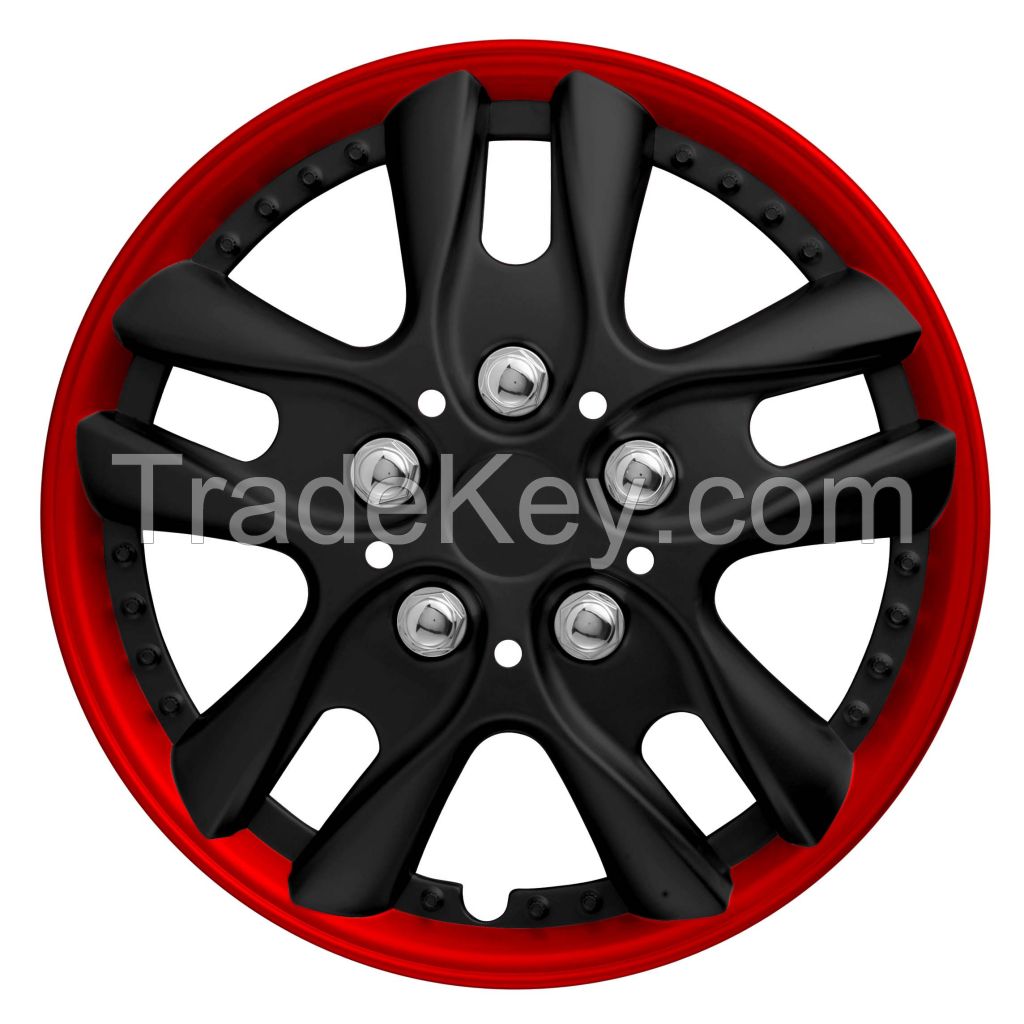 Hot sale and easy mounting double or normal painting wheel cover