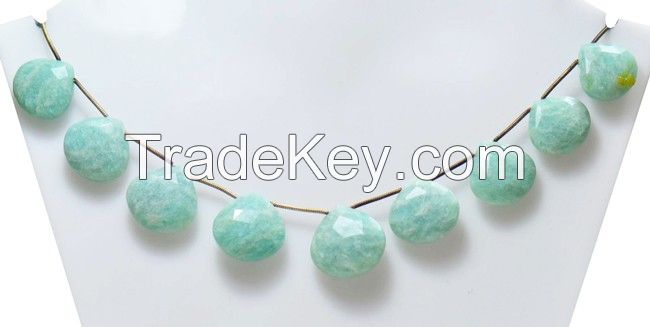 Natural Amazonite 8 Inch Gemstone Beads Strand