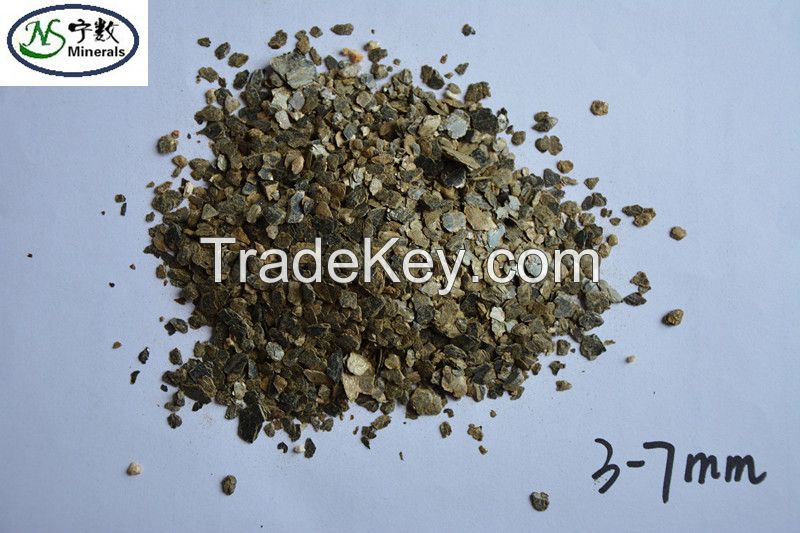 Raw Vermiculite For Insulation In Steelworks And Foundries, Fire Protection, Packing Materails Etc