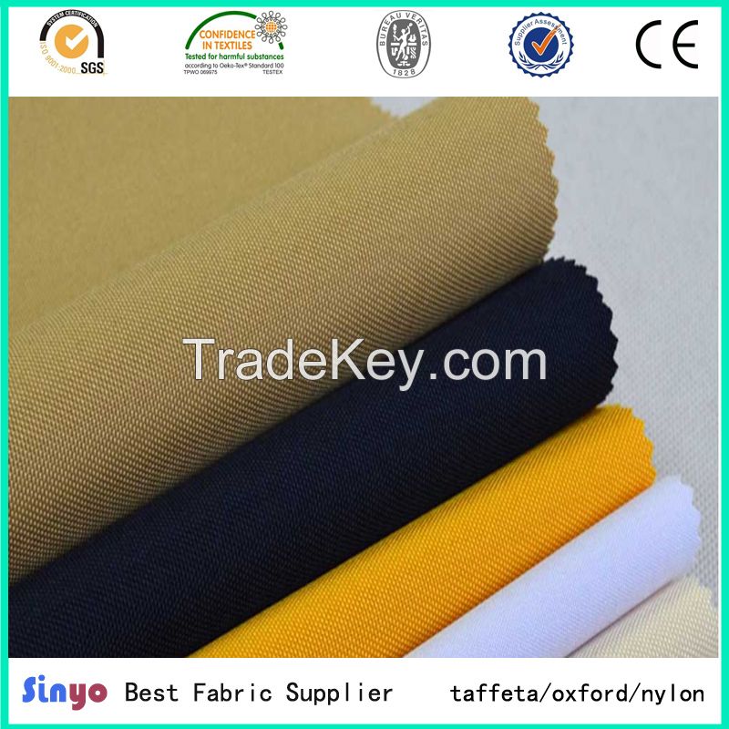 PU/PVC coated 100% polyester 600D oxford fabric for bags/luggage 