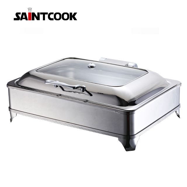 1/1 rectangle 304 stainless steel chafing dish, buffet food warmer HC1806E