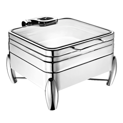 2/3 Square chafing dish, stainless steel food warmer HC3801E