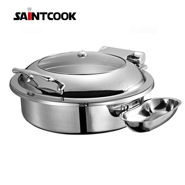 Round 304 stainless steel chafing dish, buffet food warmer HC1805E