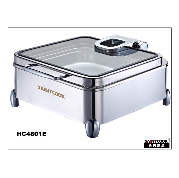 Hydraulic induction chafing dish HC4801E, FDA cert.