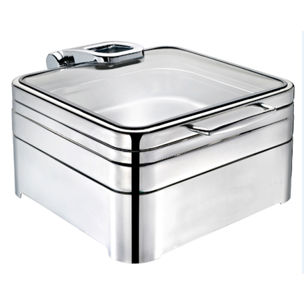 2/3 Square chafing dish, stainless steel food warmer HC3801E