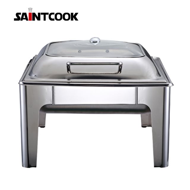 stainless steel 2/3 square food warmer, chafing dish HC2804