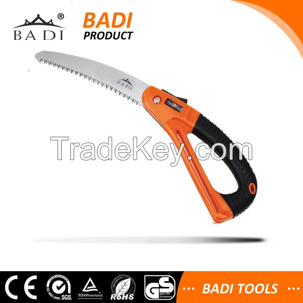 high quality D shape anti slip handle folding hand pruning saw