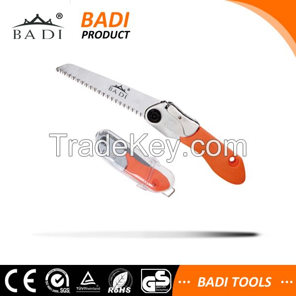 high quality folding hand pruning saw with pocket case