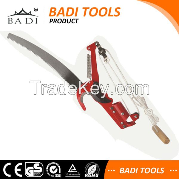 aluminum telescopic handle high tree pole saw pruner for branches