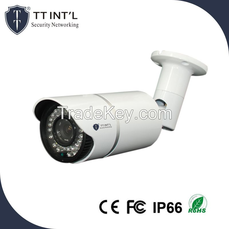 H.264 Weatherproof PoE IP Camera 3MP IPC Varifocal Security Camera