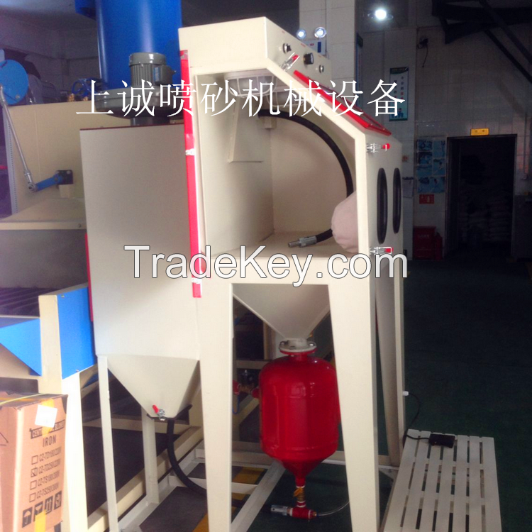 Pressure sandblast machine