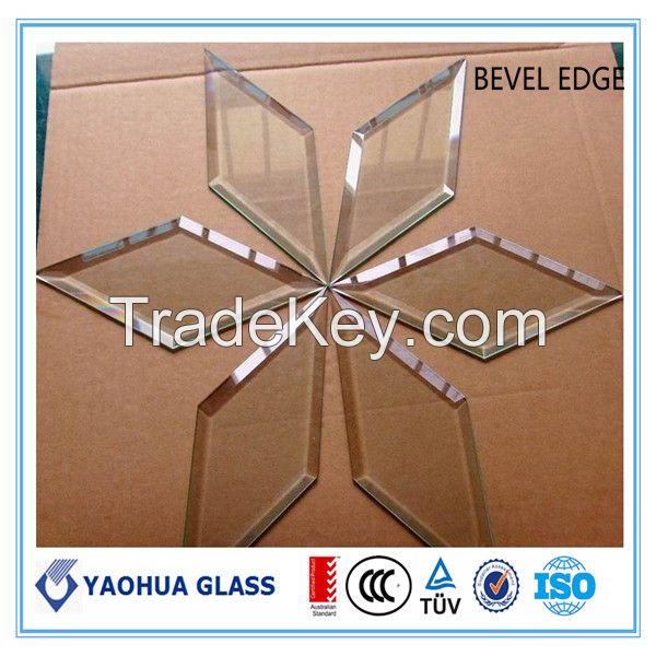 Shaped cutting  glass panel   for stove