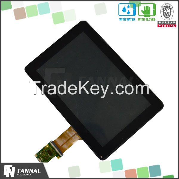 projected 10.1 inch tft capacitive touch panel module touchscreen monitor WXGA 1280*800