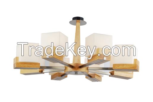 SL Wood pendant lamp Modern Living Room Pendant Lamp Fashion Japan and Korea Style Bedroom Lamp Simple Dinning Room Wood Pendant Lamp